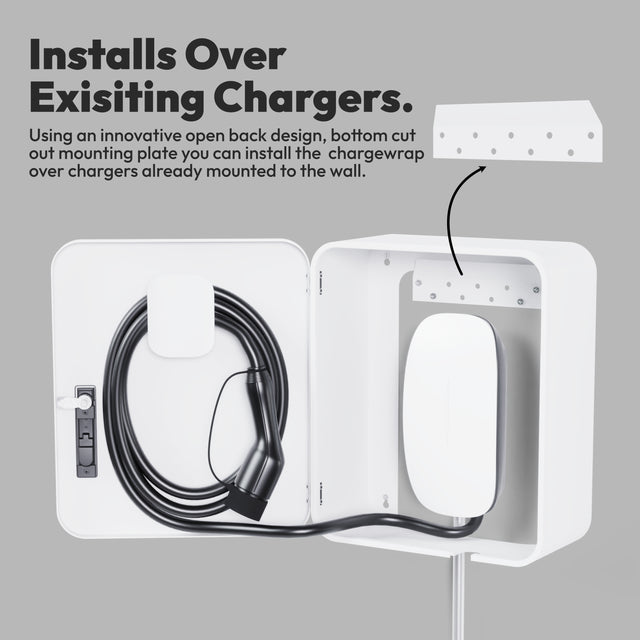 ChargeWrap EV Charger Cover White